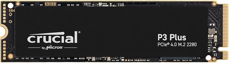 1TB Crucial P3 Plus 3D NAND Gen4 NVMe M.2