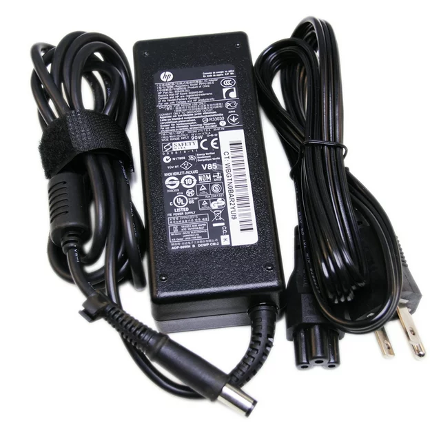 90W HP Laptop Power Adapter Charger - Round Barrel