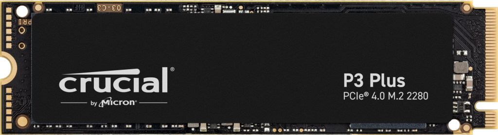 500GB Crucial P3 Plus Gen4 3D NAND NVMe M.2