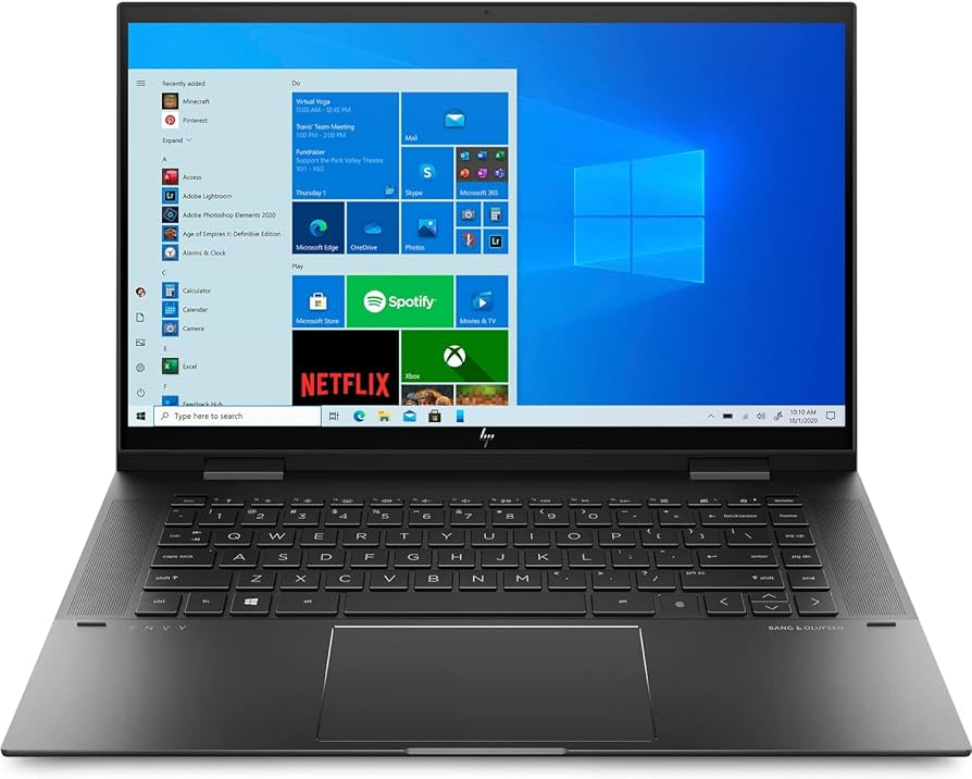HP Envy X360 15-ey1057nr Laptop 15.6" Touchscreen Ryzen 5 7530U 16GB 512GB Windows 11