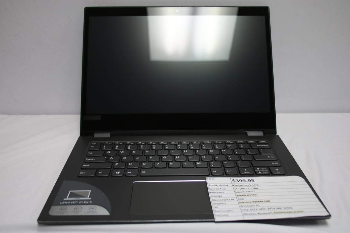 Lenovo IdeaPad Flex 5 1470 Laptop i5-8250U 256GB 8GB