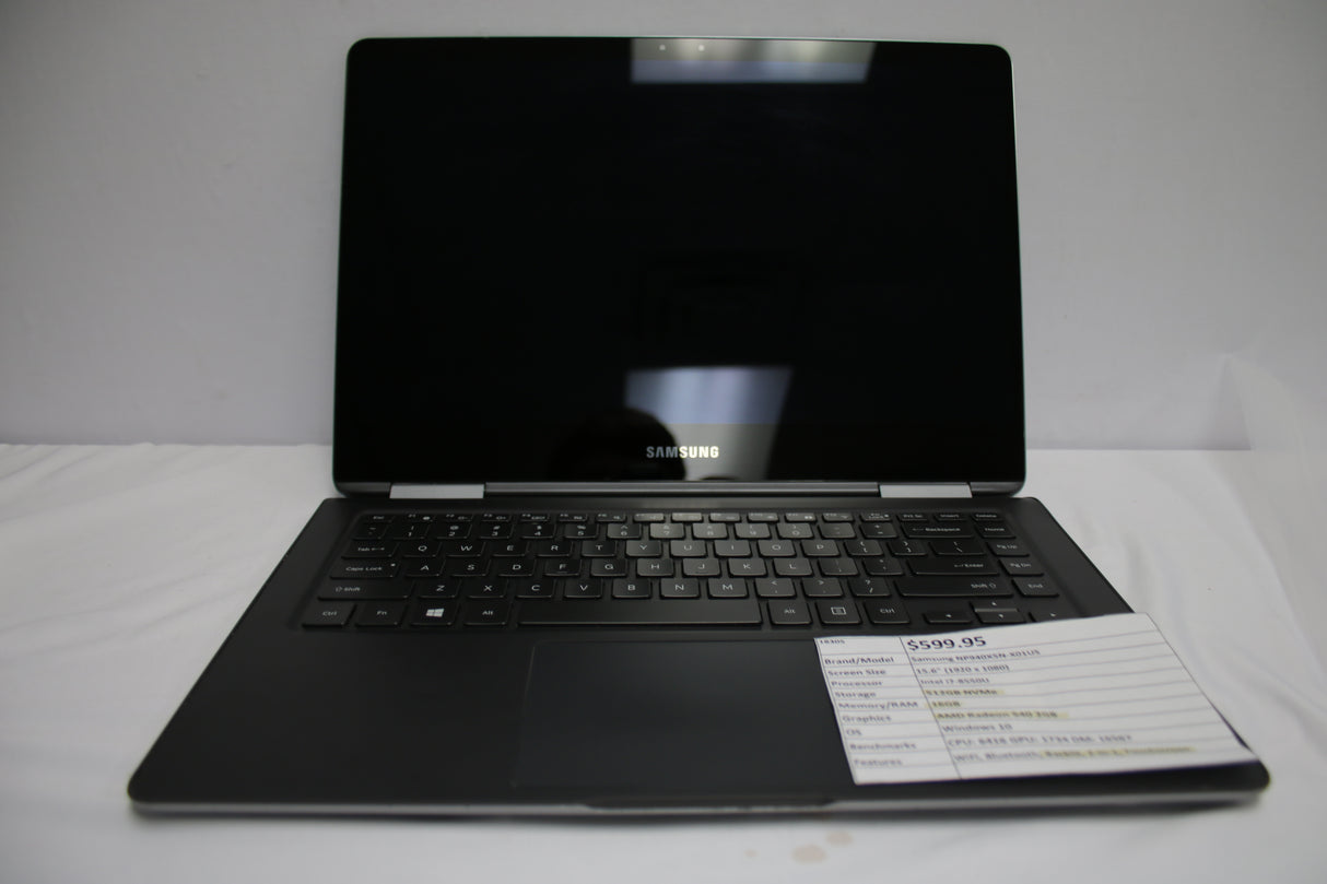 Samsung NP940X5N-X01US 15.6" Touchscreen i7-8550U 16GBB 512GB Windows 10