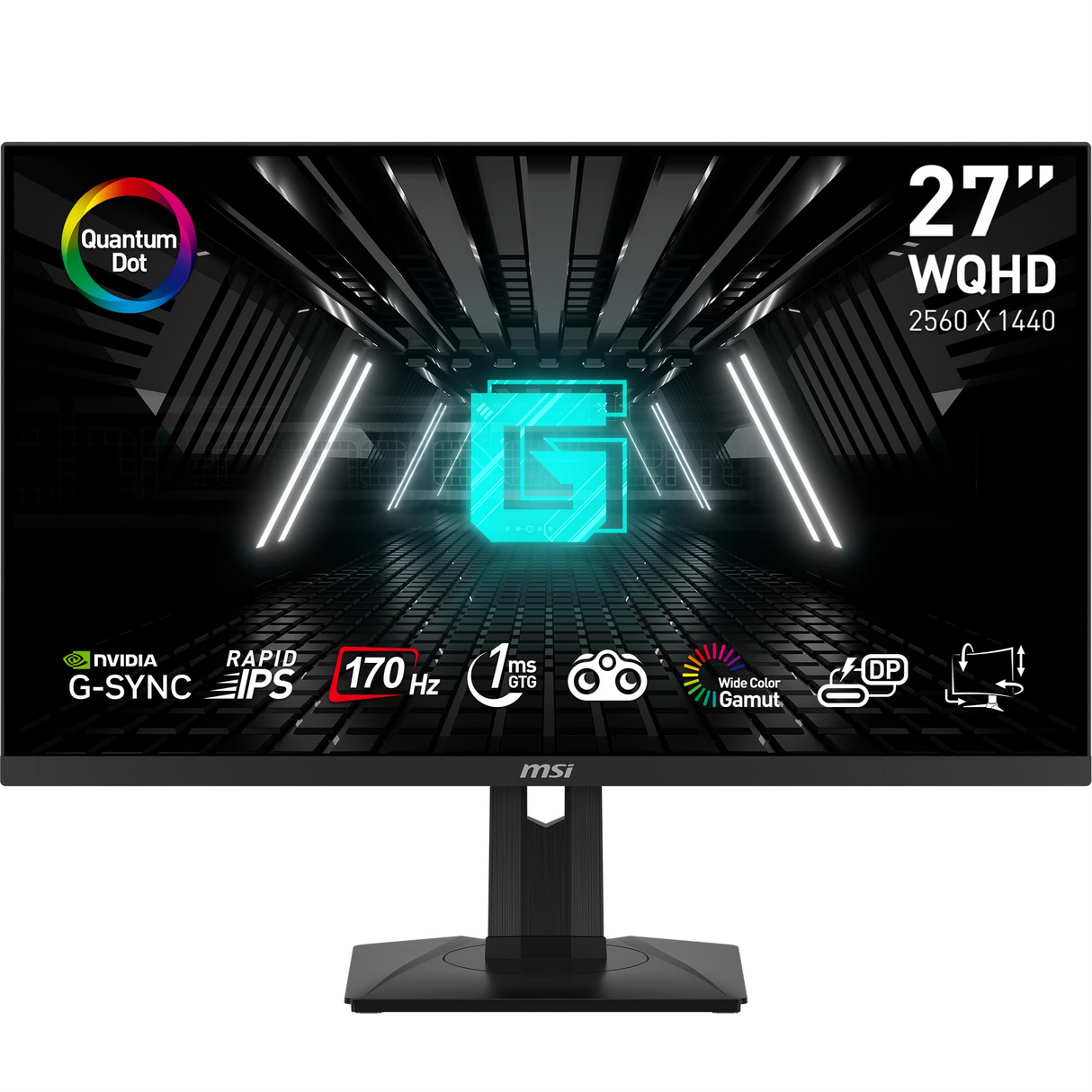 27" MSI G274QPF QHD Gaming Monitor (2560 x 1440) DP HDMI USB-C 170Hz