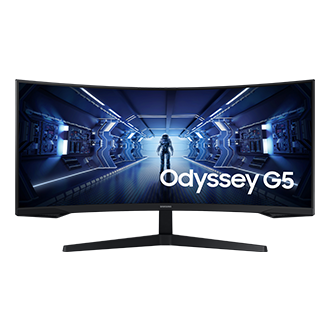 34" Samsung Odyssey G55T HDR 165Hz Curved Computer Monitor (3,440 x 1,440)