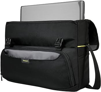 Targus TCG270 City Gear Messenger Laptop Case - Black/Gray