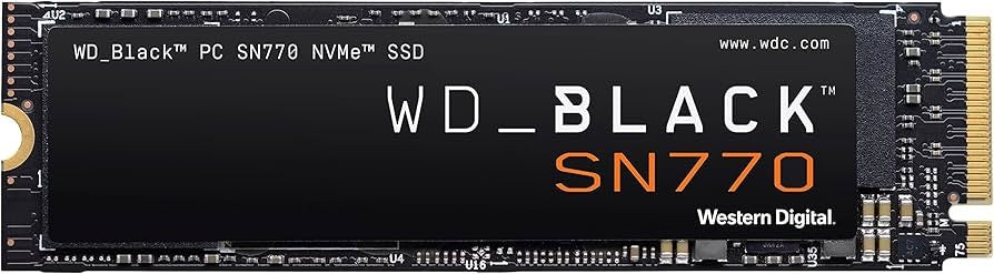500GB WD Black SN770 NVMe m.2 SSD