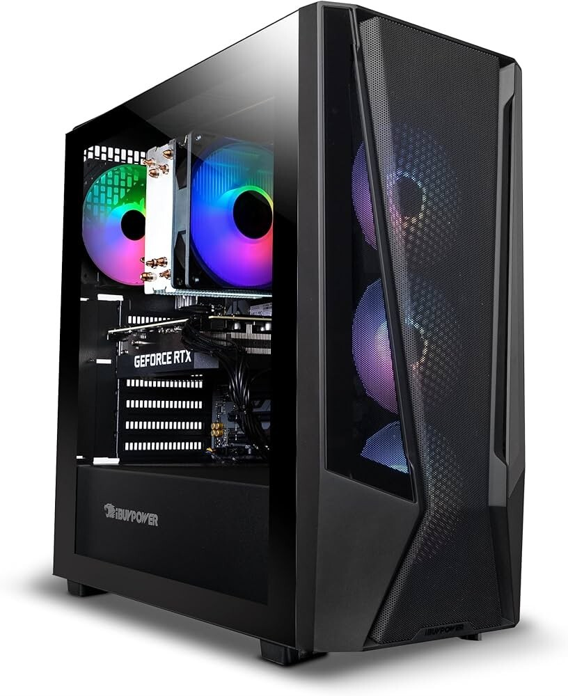 iBUYPOWER Gaming Desktop Ryzen 7 7700 16GB 1TB 4060 Ti 8GB Windows 11