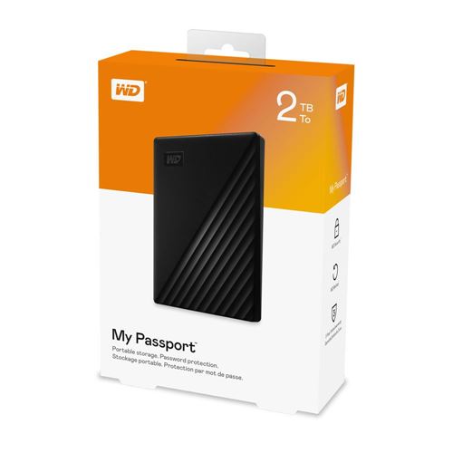 2TB Western Digital My Passport Portable Hard Drive