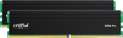 64GB (2x32GB) DDR4 Crucial Pro Series Desktop Memory – Heartland