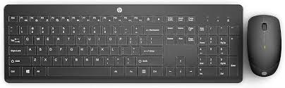 HP 230 Wireless USB Keyboard and Mouse Combo Set - Black