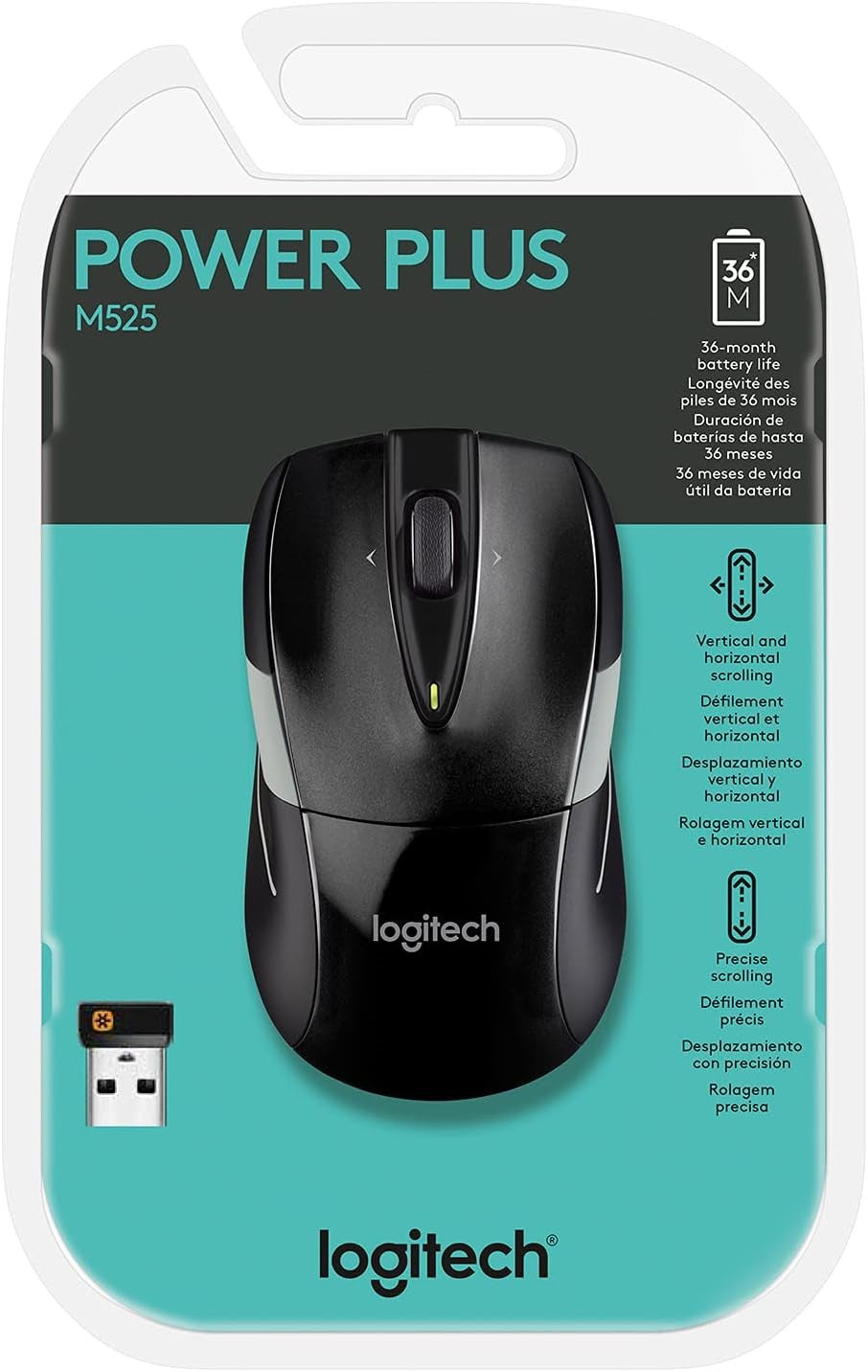 Logitech M525 Power Plus Wireless Mouse