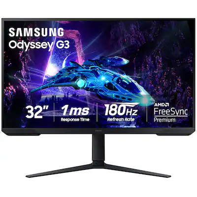 32" Samsung Odyssey G3 HDR 180Hz Computer Gaming Monitor (1920 x 1080)