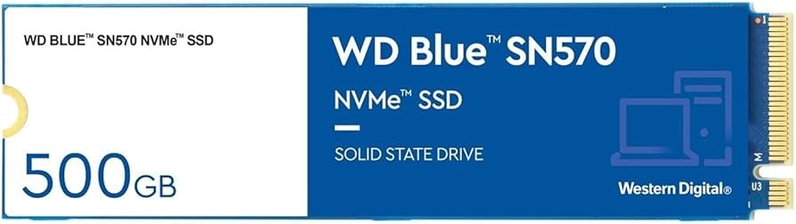 500GB WD Blue SN570 NVMe SSD